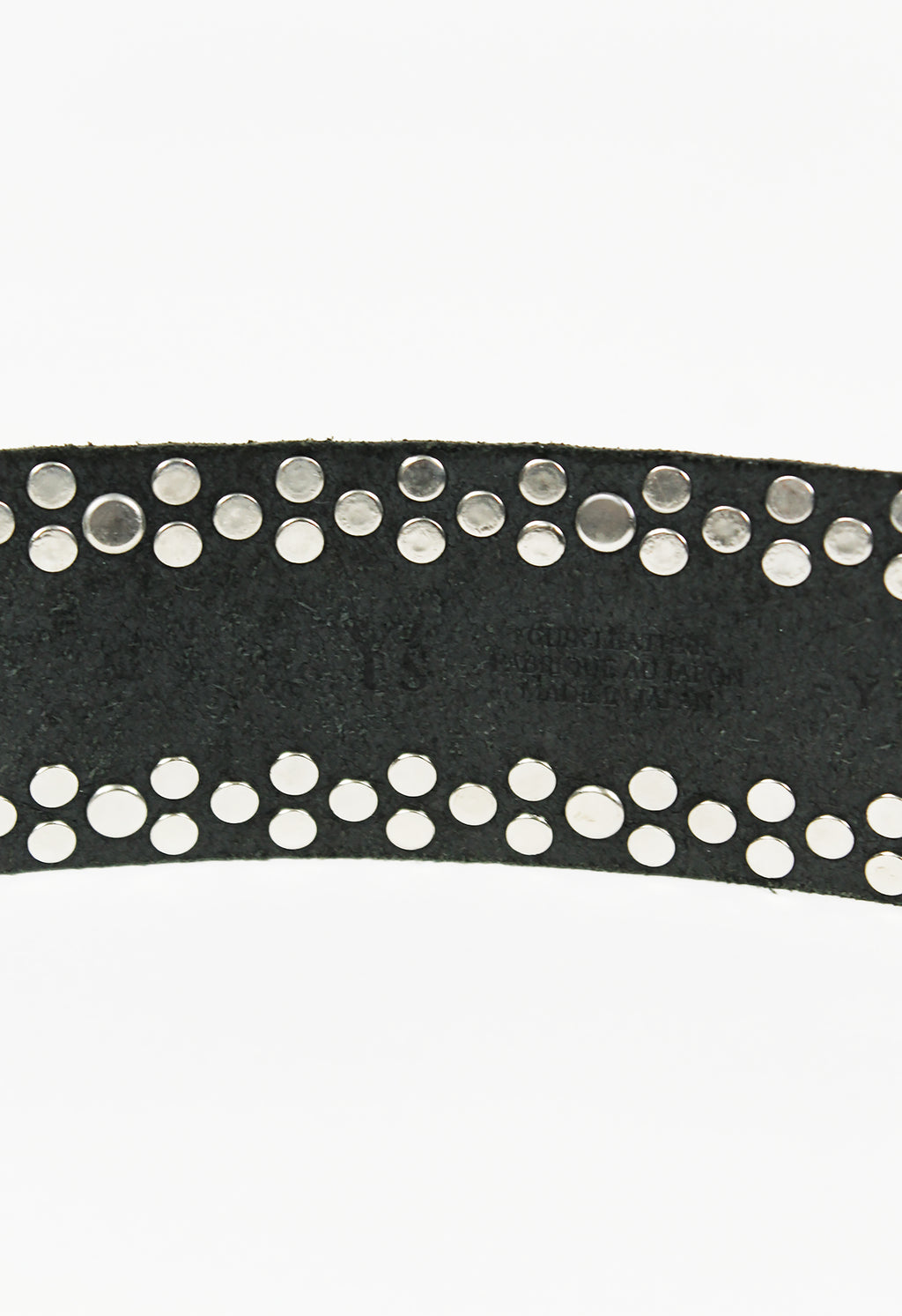 YOHJI YAMAMOTO Y'S DIAMOND STUDDED BELT