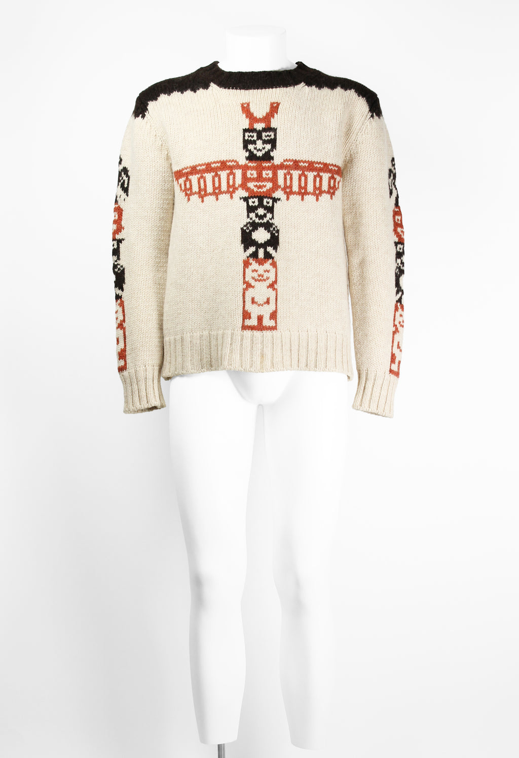 YOHJI YAMAMOTO Y'S FW 2001 GRAPHIC KNIT