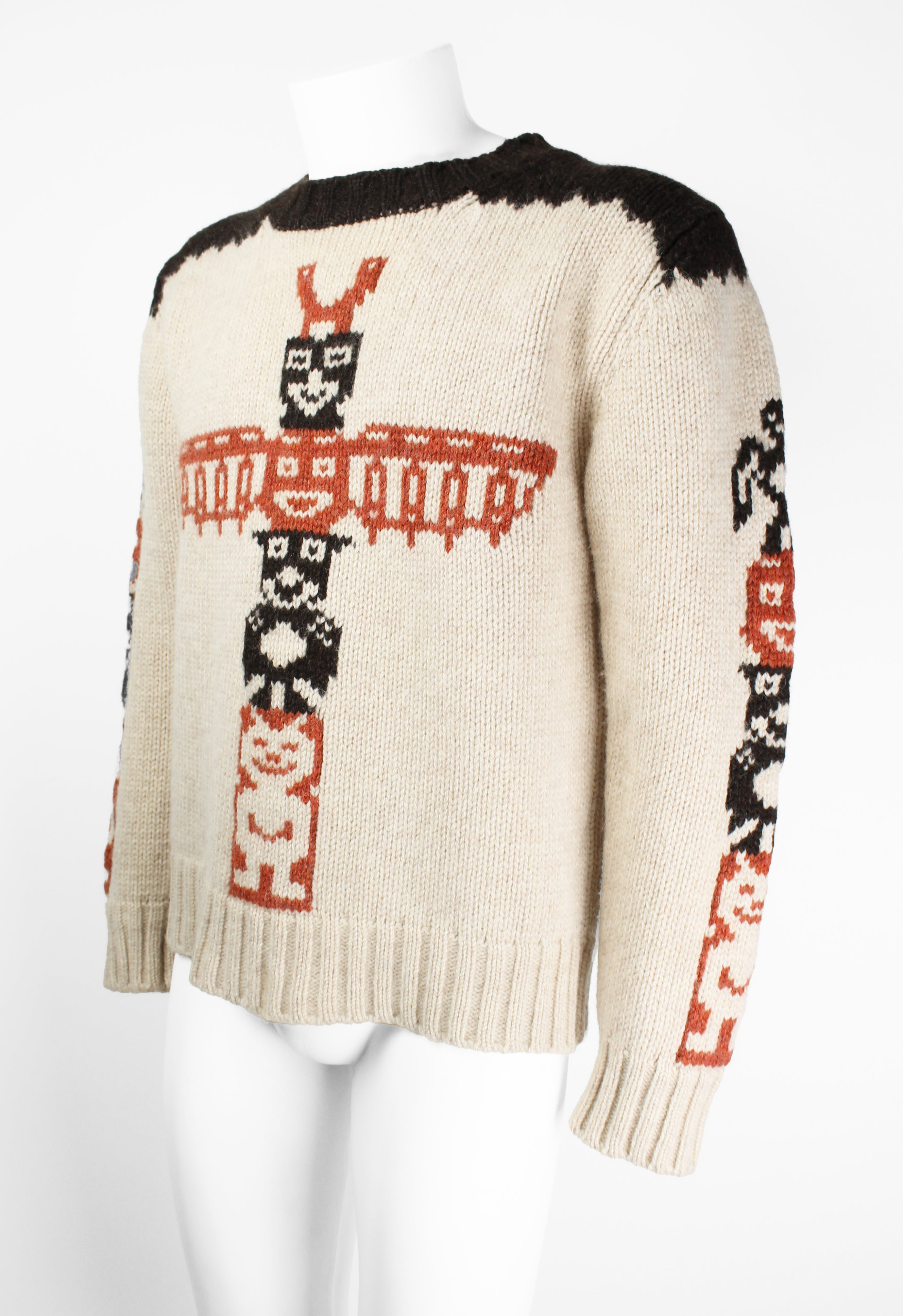 YOHJI YAMAMOTO Y'S FW 2001 GRAPHIC KNIT