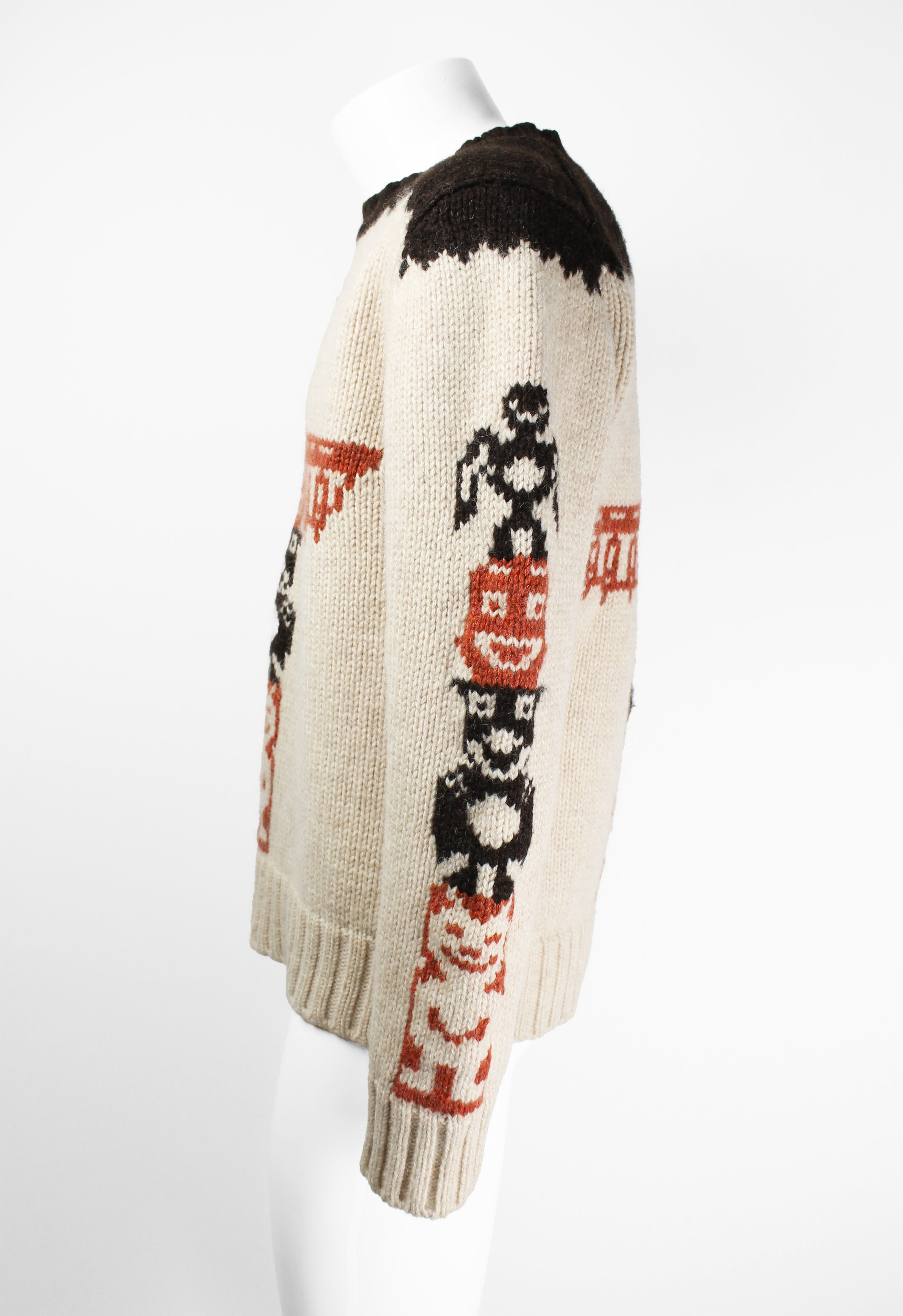 YOHJI YAMAMOTO Y'S FW 2001 GRAPHIC KNIT