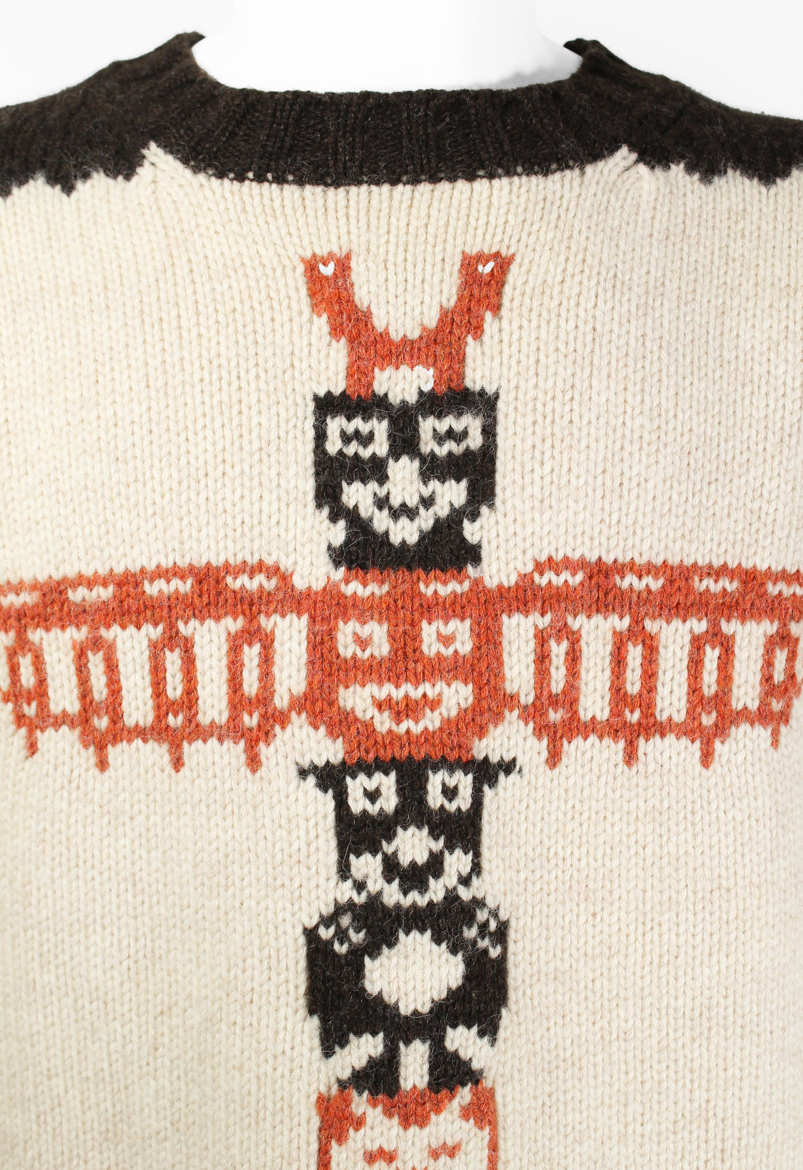 YOHJI YAMAMOTO Y'S FW 2001 GRAPHIC KNIT