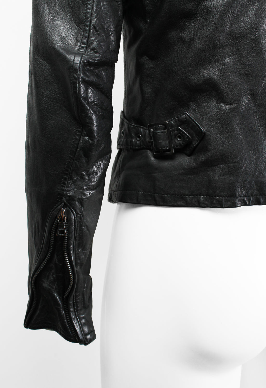 YOHJI YAMAMOTO Y'S FW 2008 LEATHER RIDERS JACKET
