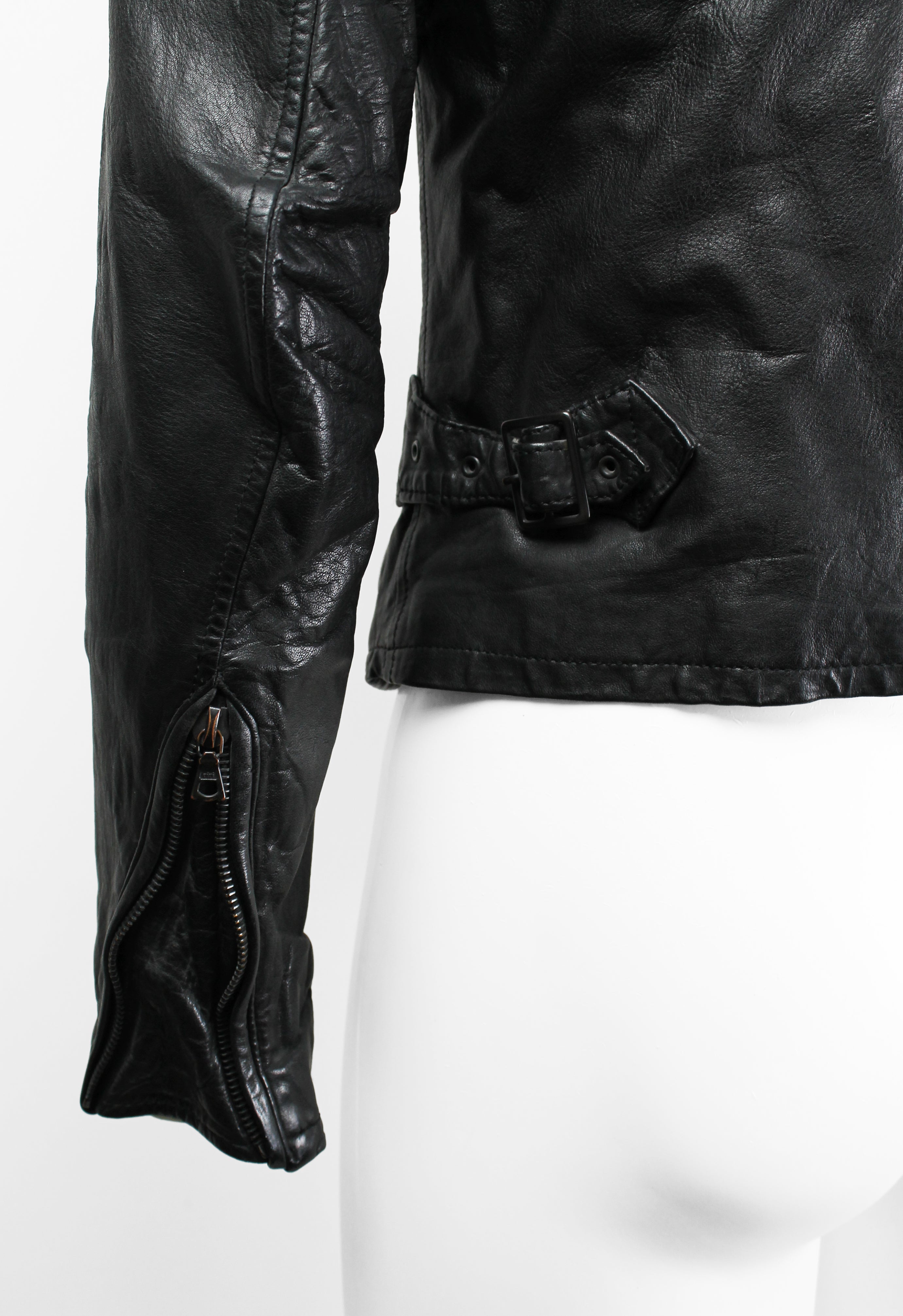YOHJI YAMAMOTO Y'S FW 2008 LEATHER RIDERS JACKET