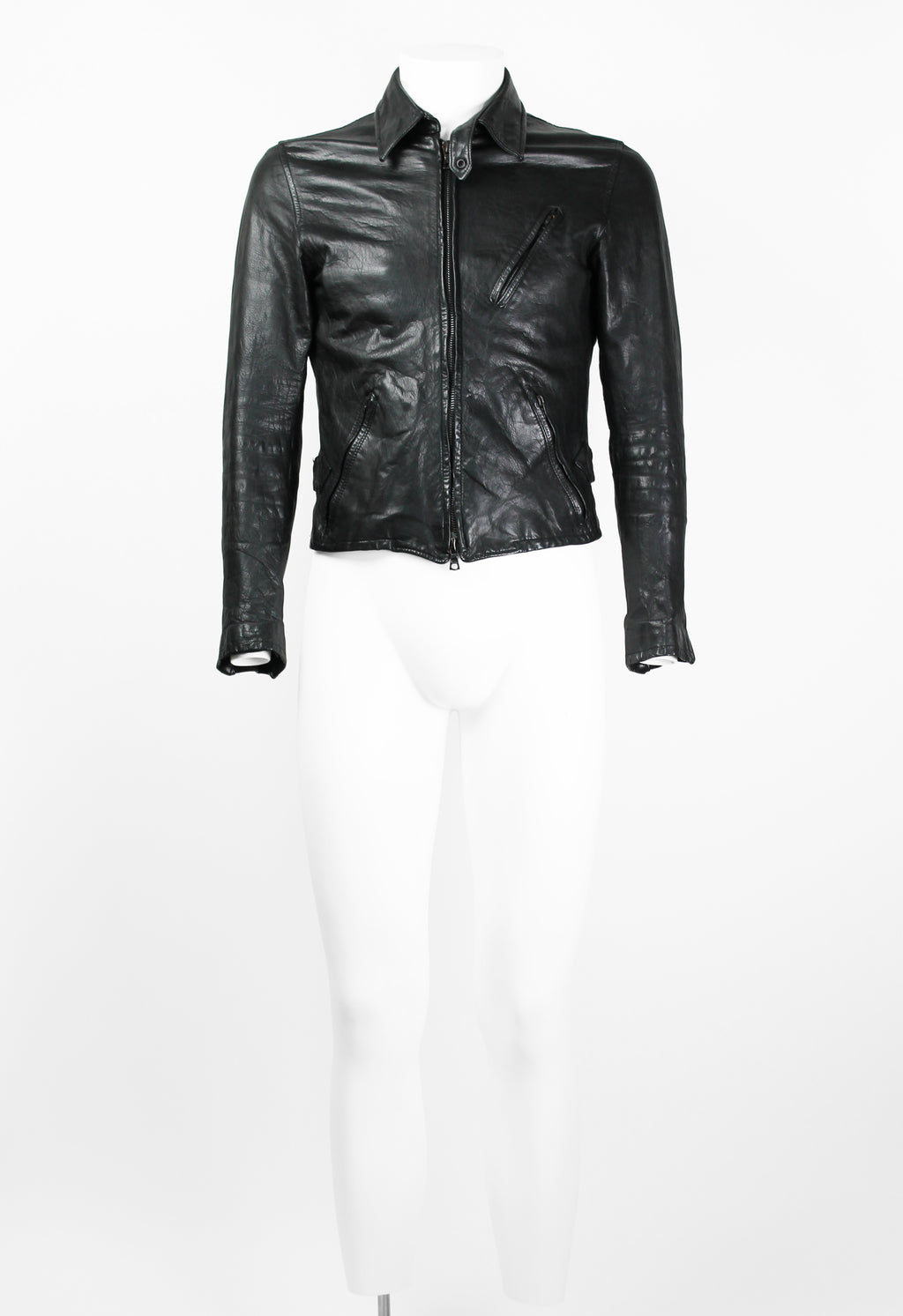 YOHJI YAMAMOTO Y'S FW 2008 LEATHER RIDERS JACKET