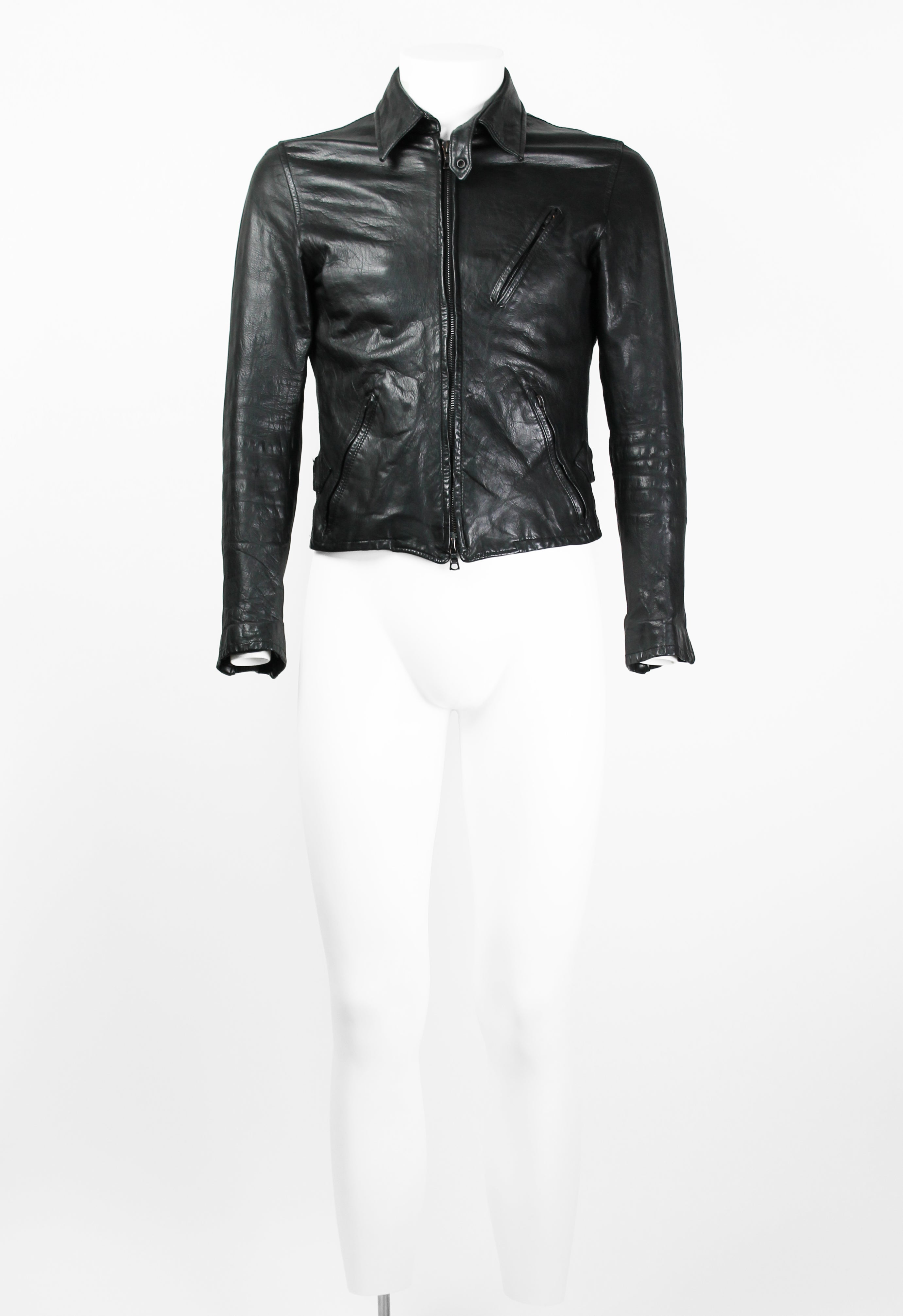 YOHJI YAMAMOTO Y'S FW 2008 LEATHER RIDERS JACKET