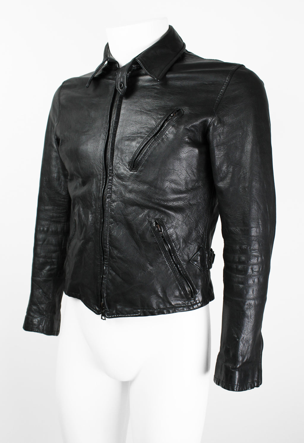 YOHJI YAMAMOTO Y'S FW 2008 LEATHER RIDERS JACKET
