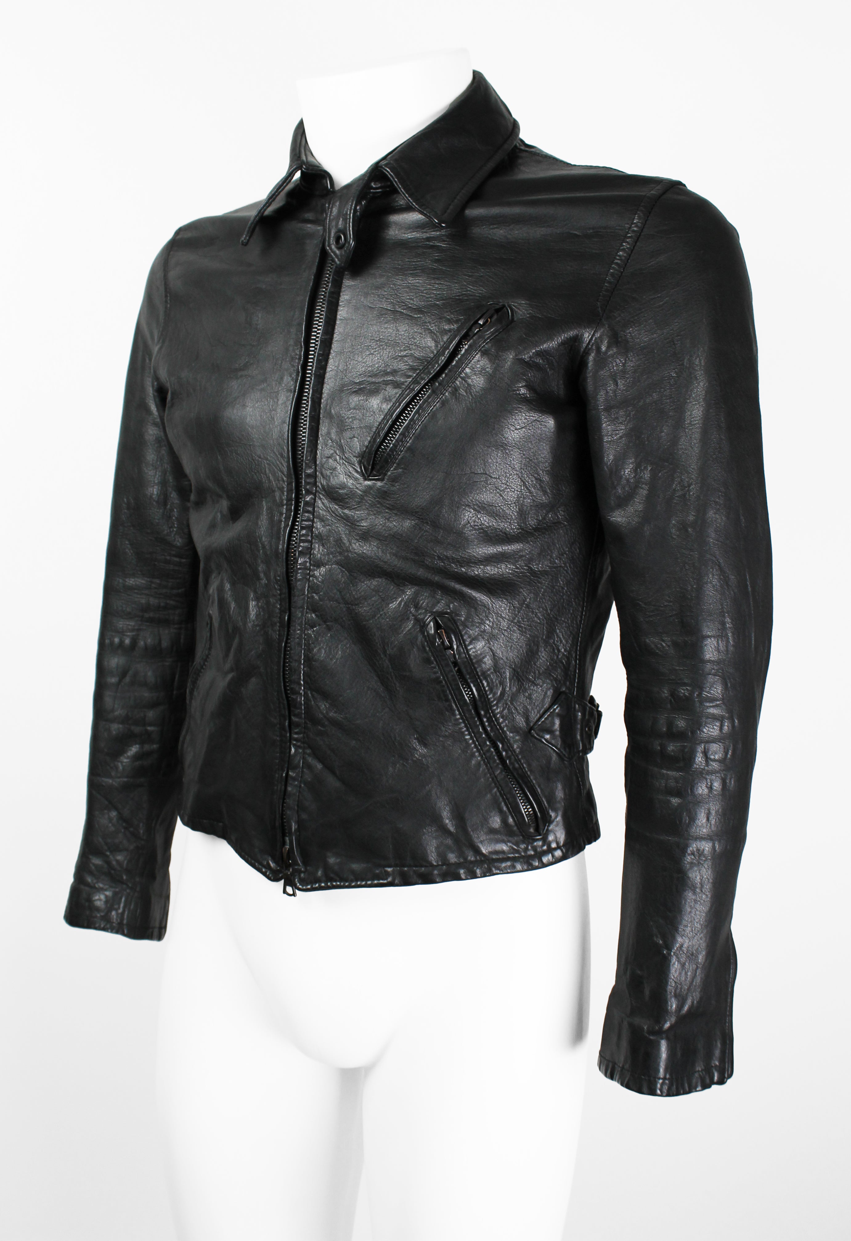 YOHJI YAMAMOTO Y'S FW 2008 LEATHER RIDERS JACKET
