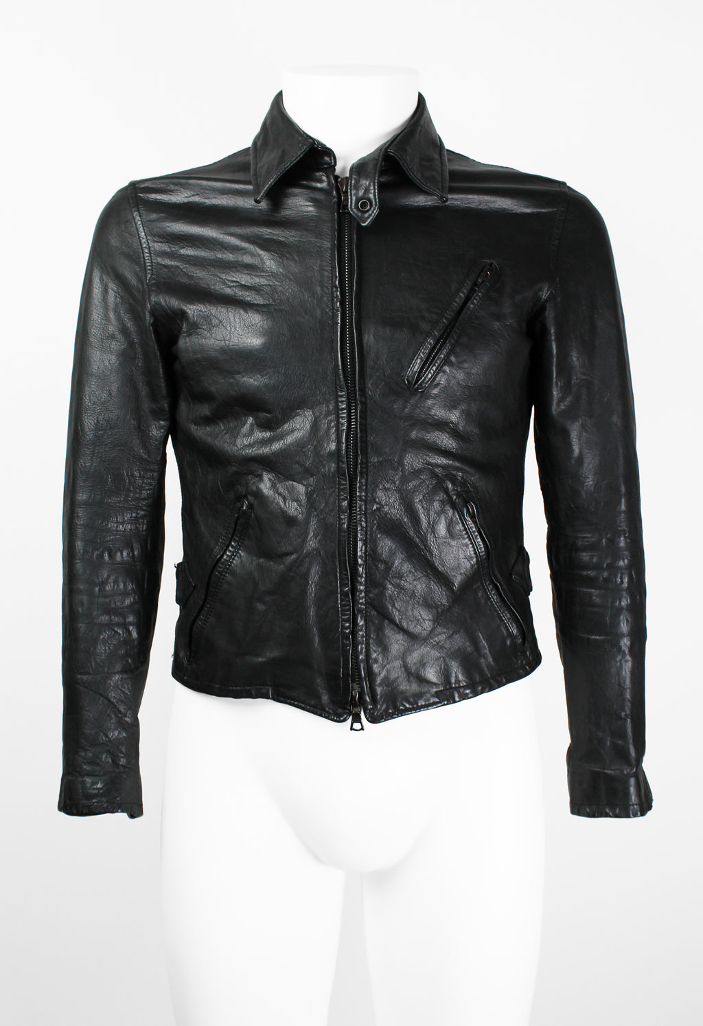 YOHJI YAMAMOTO Y'S FW 2008 LEATHER RIDERS JACKET
