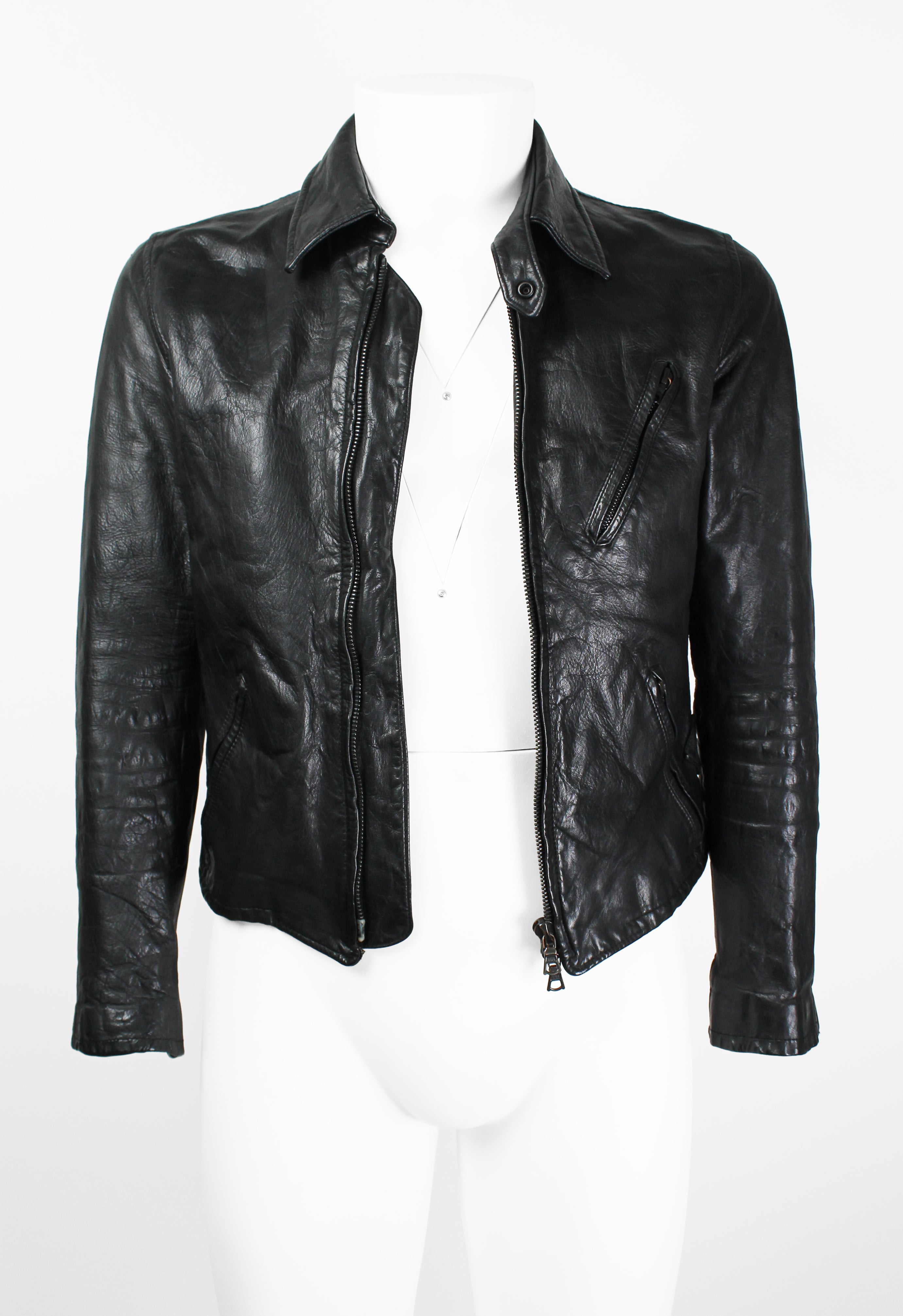 YOHJI YAMAMOTO Y'S FW 2008 LEATHER RIDERS JACKET