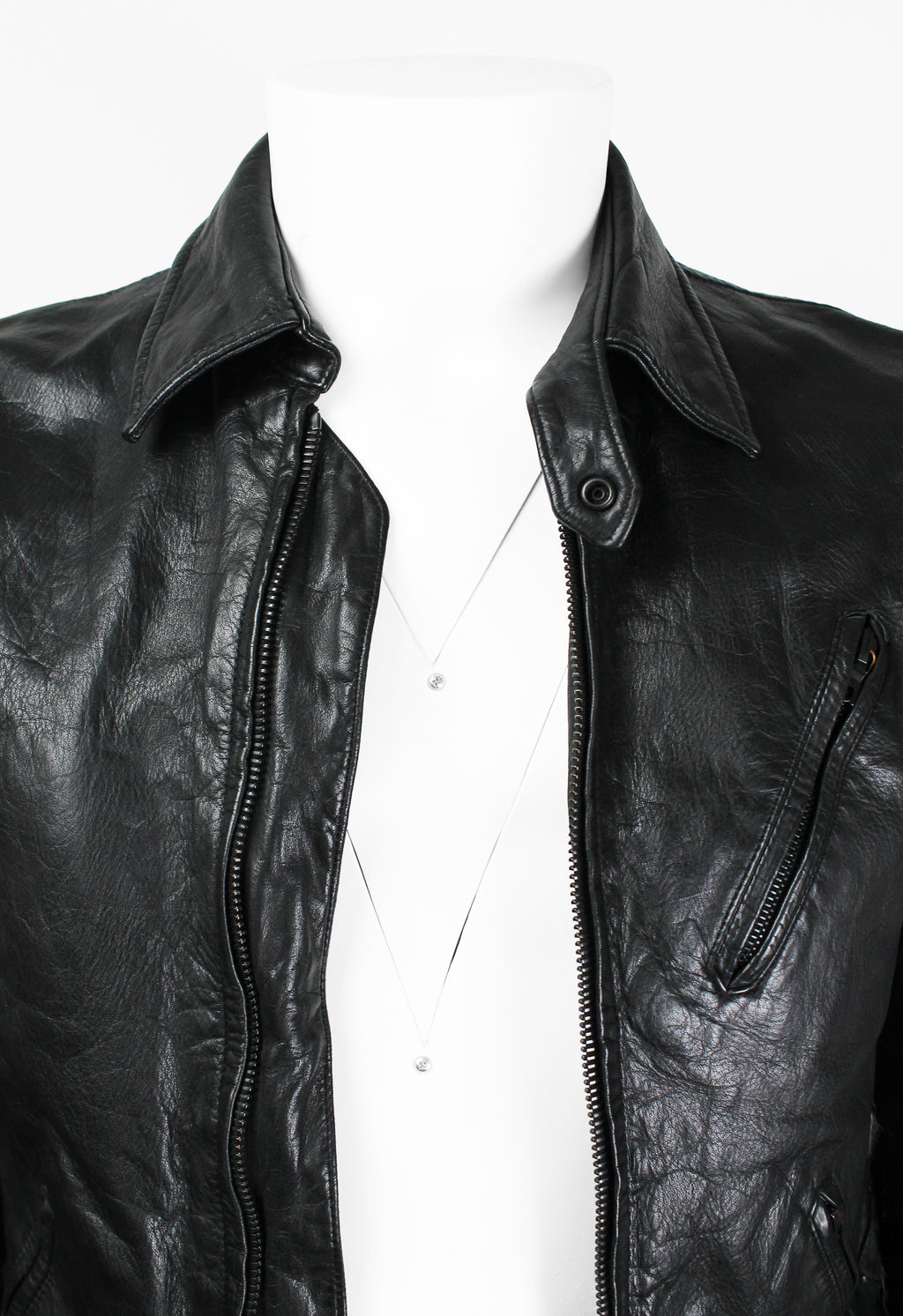 YOHJI YAMAMOTO Y'S FW 2008 LEATHER RIDERS JACKET