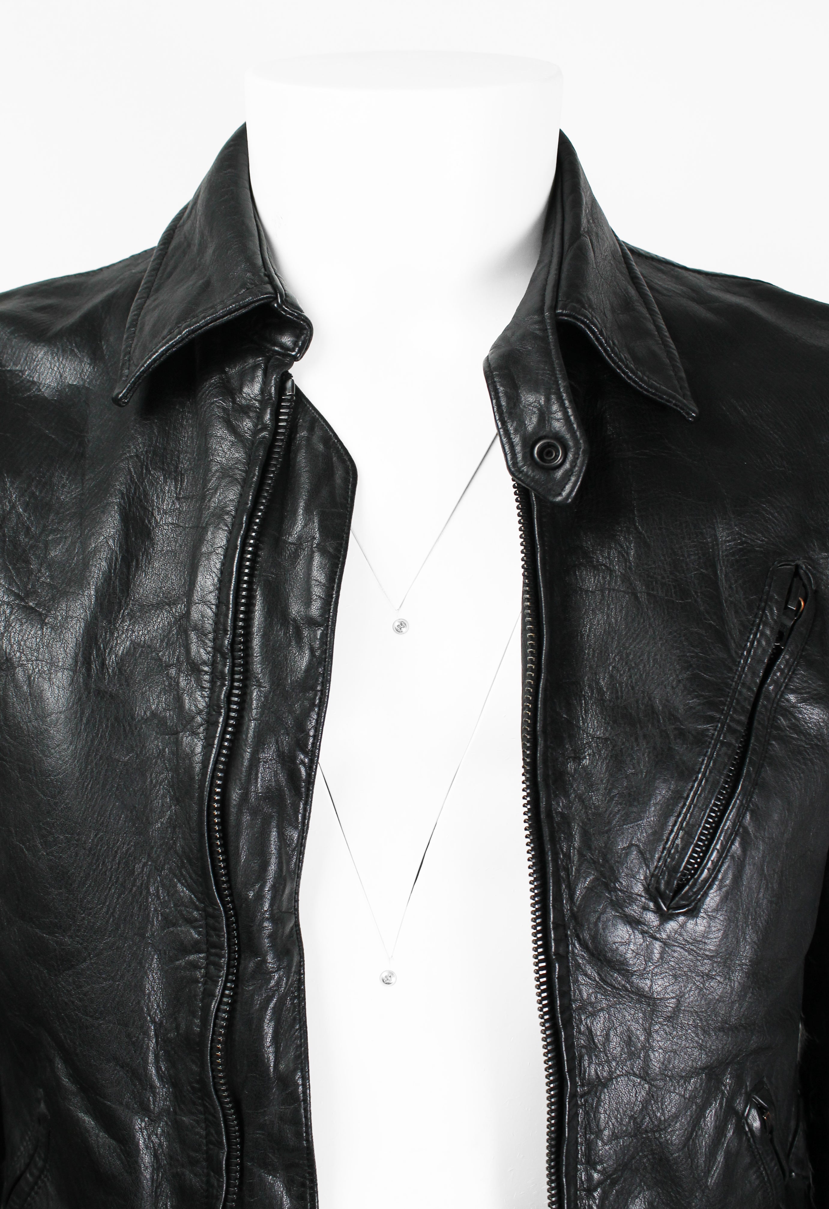 YOHJI YAMAMOTO Y'S FW 2008 LEATHER RIDERS JACKET