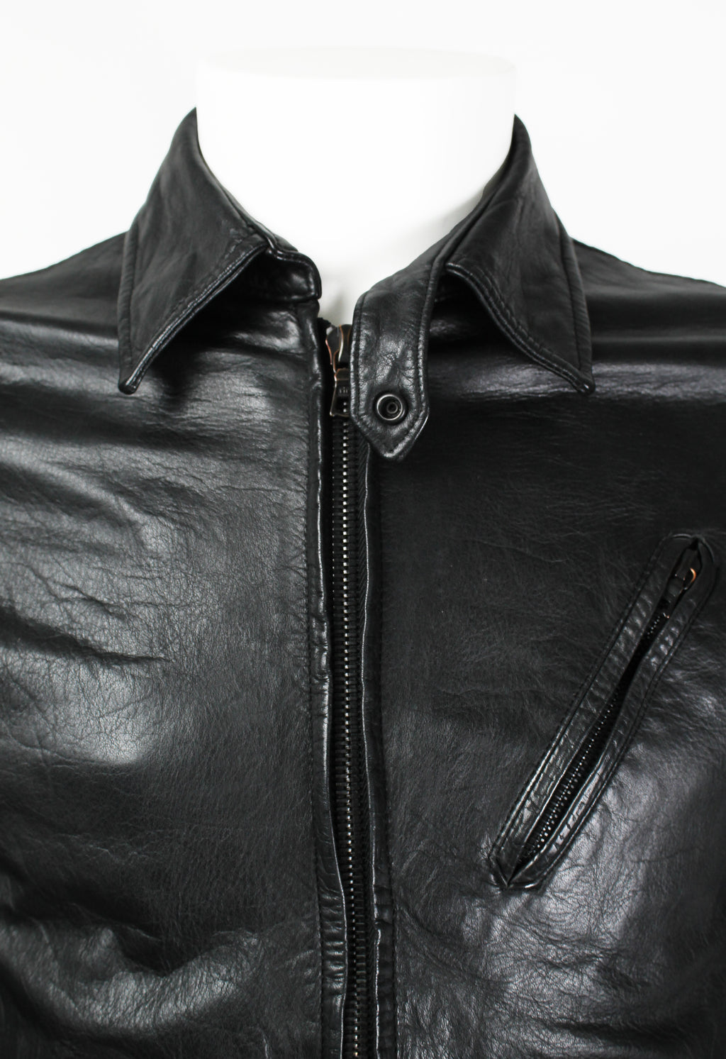 YOHJI YAMAMOTO Y'S FW 2008 LEATHER RIDERS JACKET