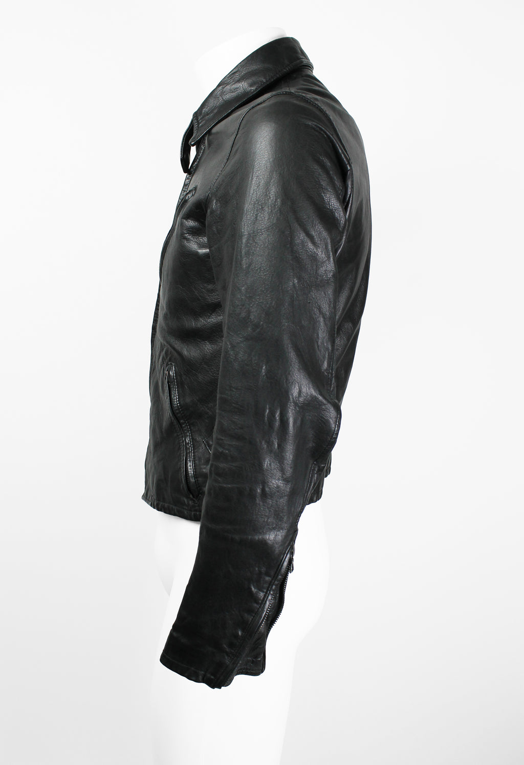 YOHJI YAMAMOTO Y'S FW 2008 LEATHER RIDERS JACKET