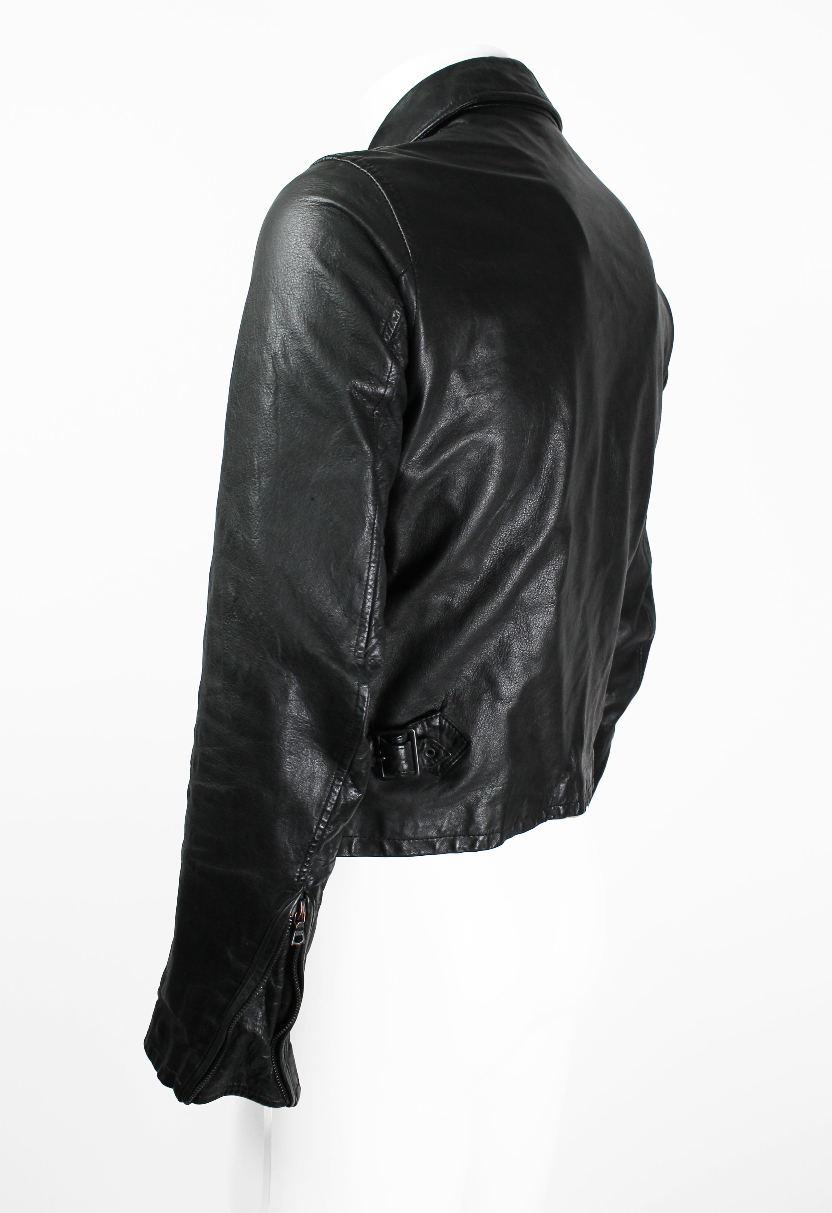 YOHJI YAMAMOTO Y'S FW 2008 LEATHER RIDERS JACKET