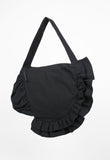 YOHJI YAMAMOTO Y'S FRILL SHOULDER BAG