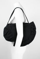 YOHJI YAMAMOTO Y'S FRILL SHOULDER BAG