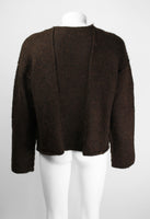 YOHJI YAMAMOTO Y'S 1990'S HAND KNIT HEAVY CROPPED JUMPER