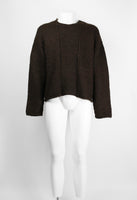 YOHJI YAMAMOTO Y'S 1990'S HAND KNIT HEAVY CROPPED JUMPER