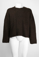 YOHJI YAMAMOTO Y'S 1990'S HAND KNIT HEAVY CROPPED JUMPER