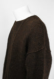 YOHJI YAMAMOTO Y'S 1990'S HAND KNIT HEAVY CROPPED JUMPER