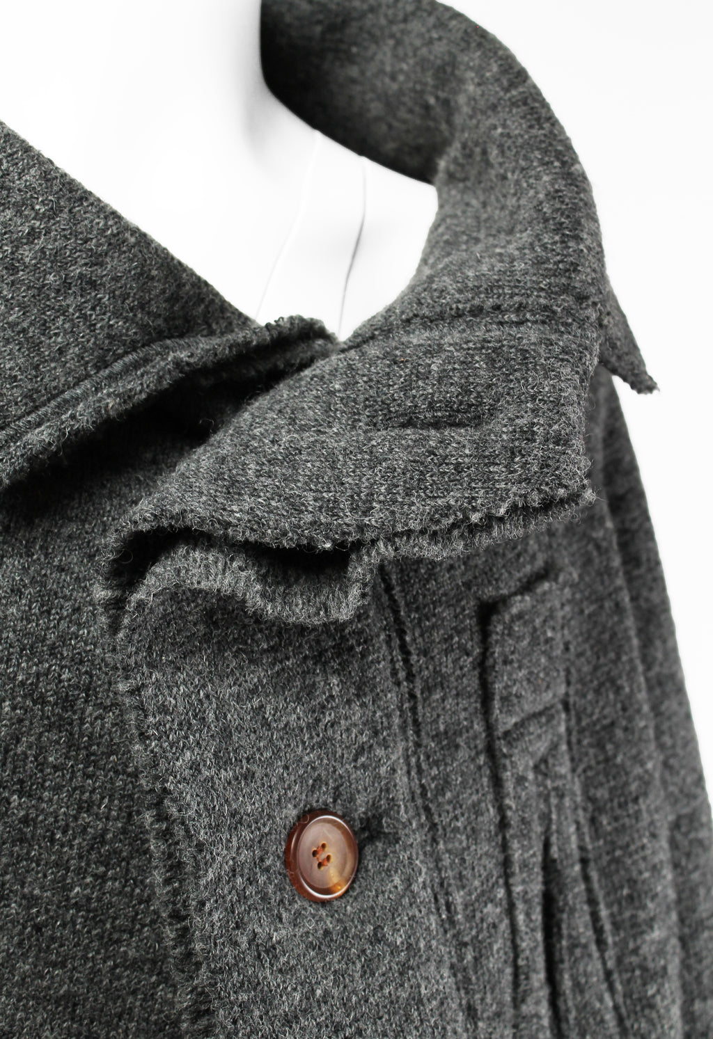 YOHJI YAMAMOTO Y'S FW 2014 HIGH NECK CROPPED KNIT