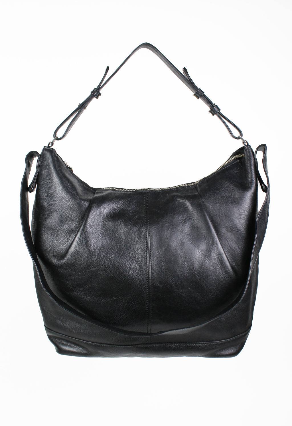YOHJI YAMAMOTO Y'S FW 2013 LARGE LEATHER DOUBLE STRAP BAG