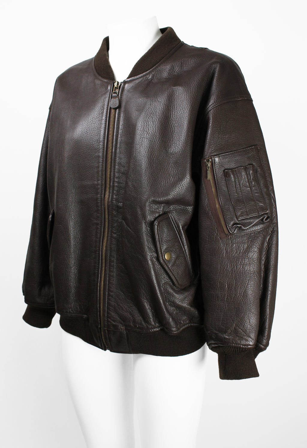 YOHJI YAMAMOTO Y'S 1980'S LEATHER BOMBER JACKET