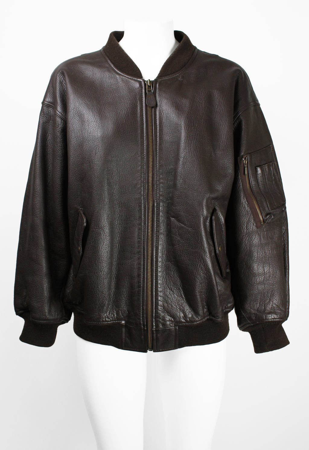 YOHJI YAMAMOTO Y'S 1980'S LEATHER BOMBER JACKET