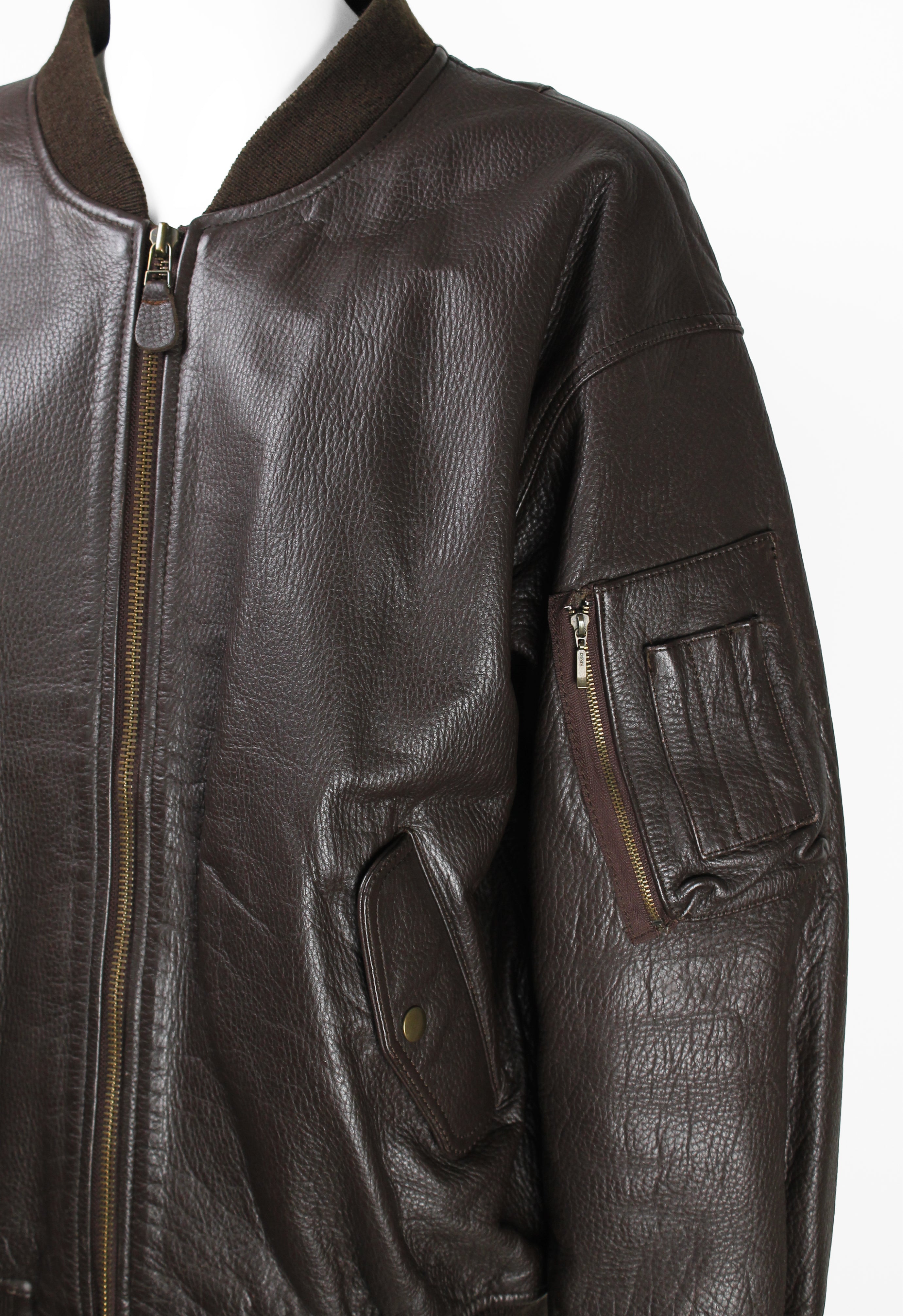 YOHJI YAMAMOTO Y'S 1980'S LEATHER BOMBER JACKET