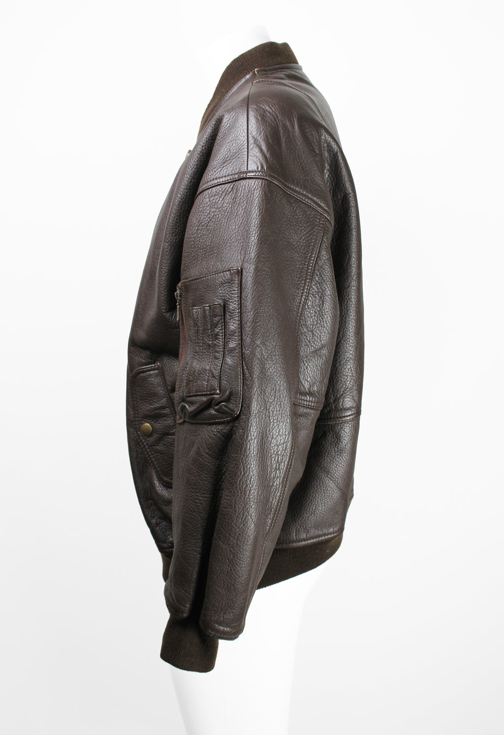 YOHJI YAMAMOTO Y'S 1980'S LEATHER BOMBER JACKET