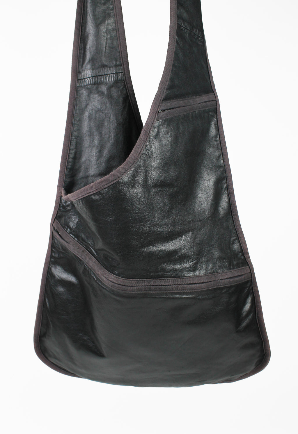 YOHJI YAMAMOTO Y'S LEATHER SLING BAG
