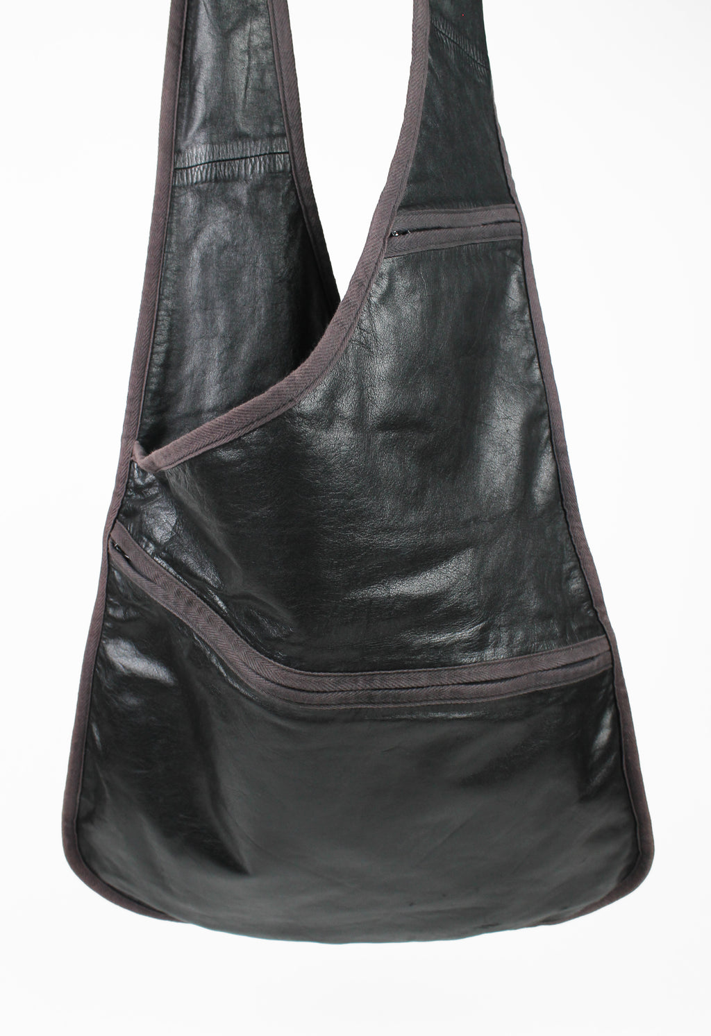 YOHJI YAMAMOTO Y'S LEATHER SLING BAG