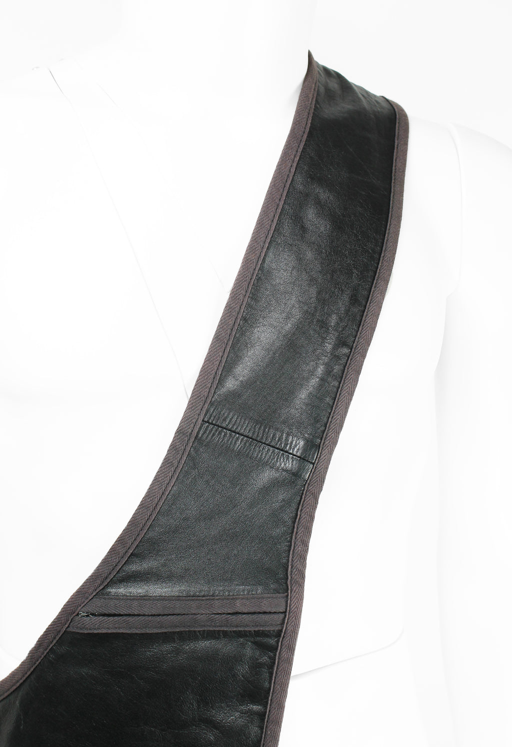 YOHJI YAMAMOTO Y'S LEATHER SLING BAG