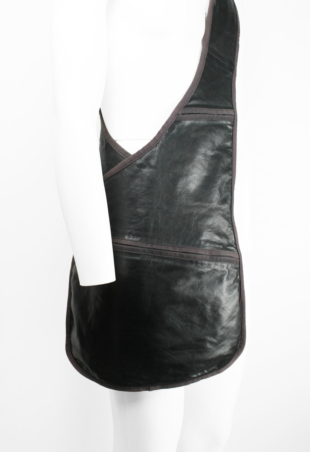 YOHJI YAMAMOTO Y'S LEATHER SLING BAG