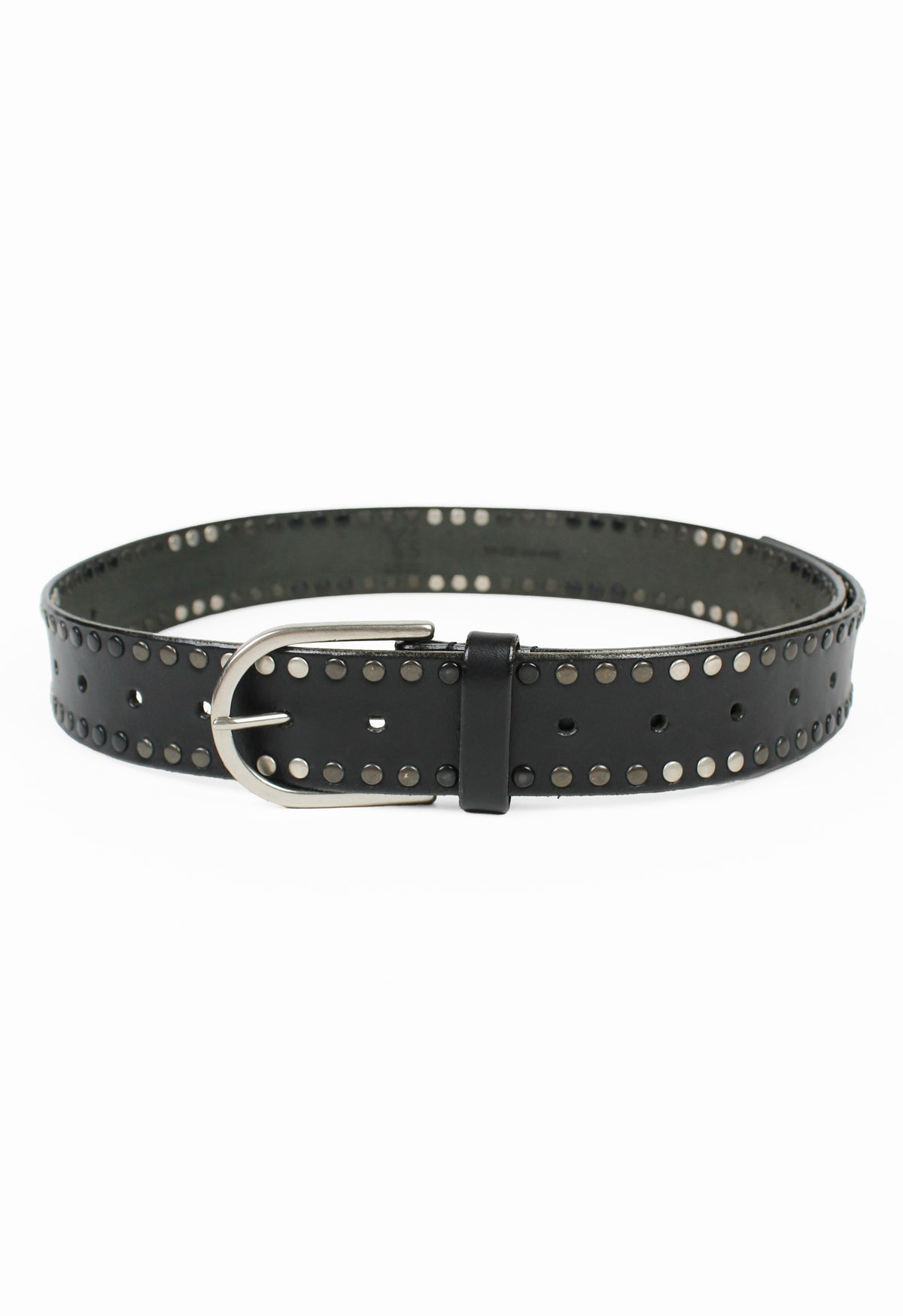 YOHJI YAMAMOTO Y'S LEATHER STUDDED BELT