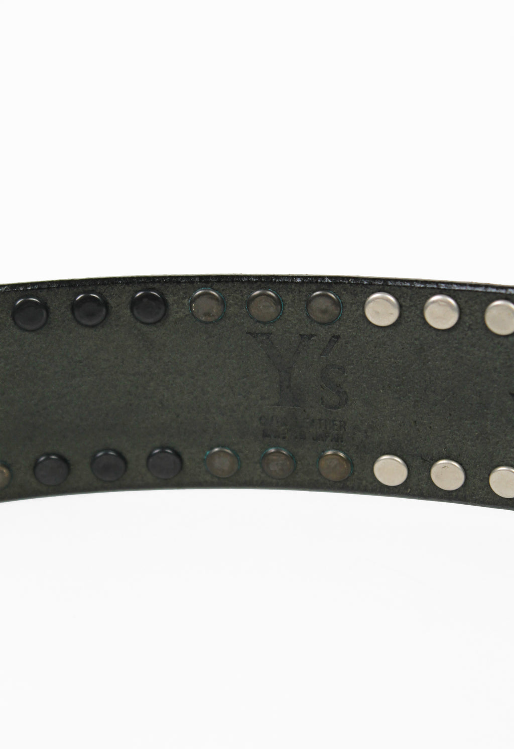 YOHJI YAMAMOTO Y'S LEATHER STUDDED BELT