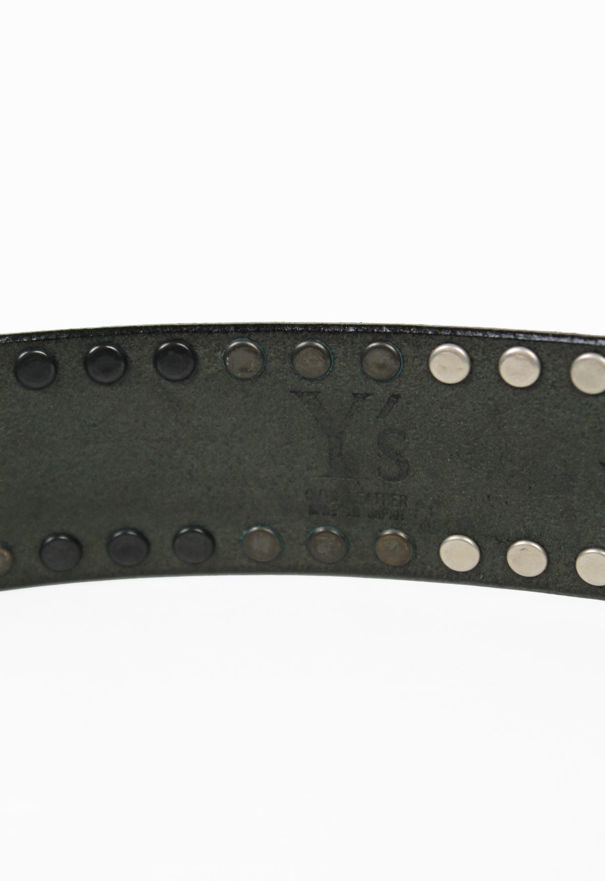 YOHJI YAMAMOTO Y'S LEATHER STUDDED BELT