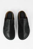 YOHJI YAMAMOTO Y'S LEATHER AND SUEDE SLIP ON SHOES