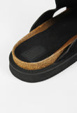 YOHJI YAMAMOTO Y'S LEATHER AND SUEDE SLIP ON SHOES