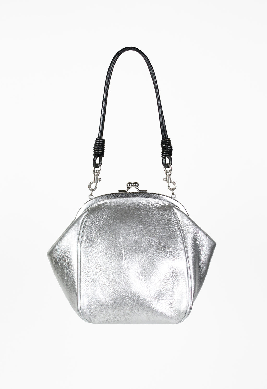 YOHJI YAMAMOTO Y'S SILVER CLASP BAG