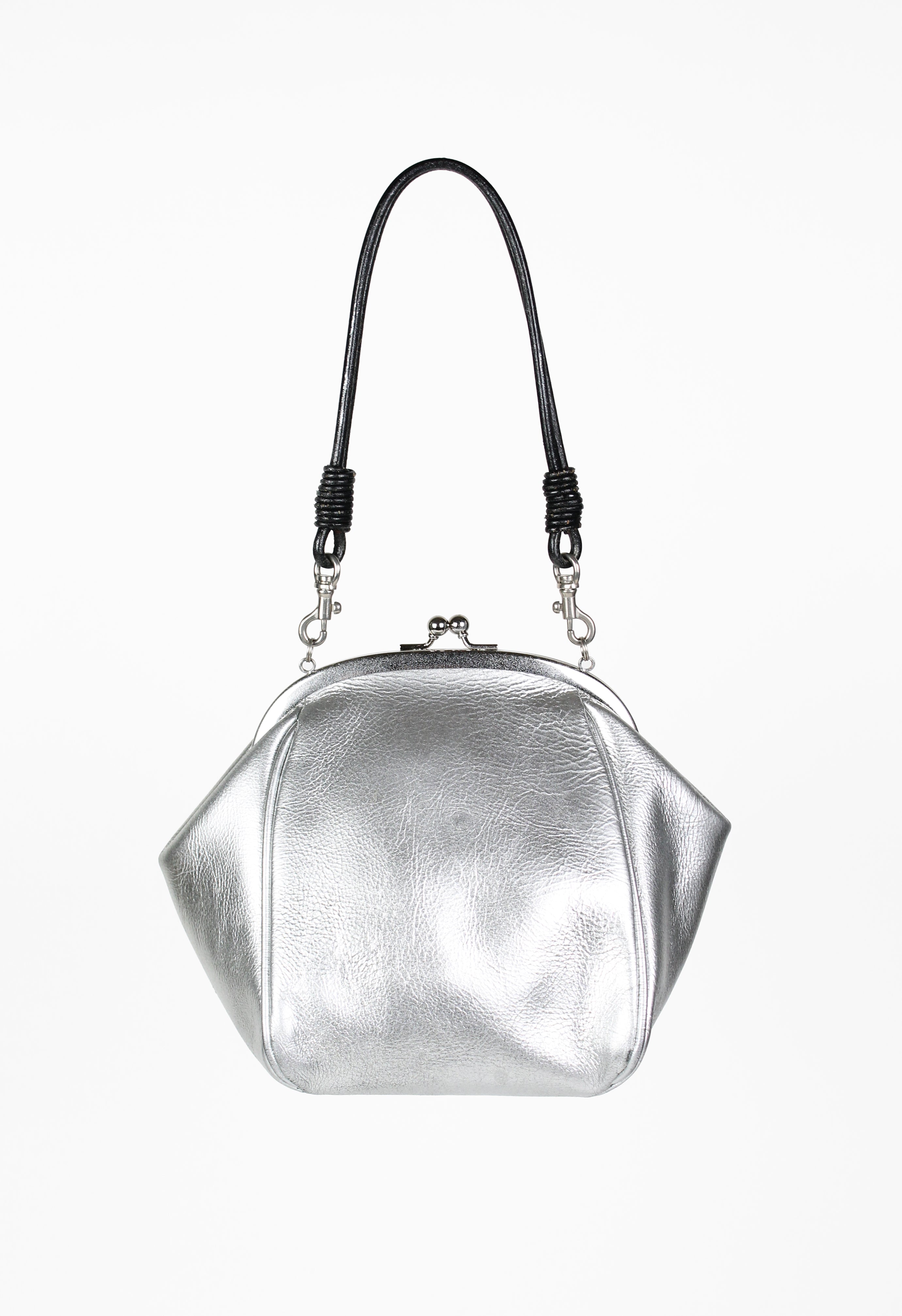 YOHJI YAMAMOTO Y'S SILVER CLASP BAG