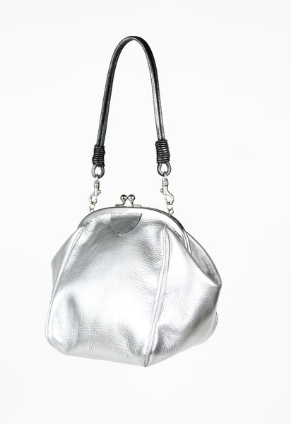 YOHJI YAMAMOTO Y'S SILVER CLASP BAG