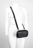 YOHJI YAMAMOTO Y'S STRUCTURED LEATHER CROSSBODY BAG