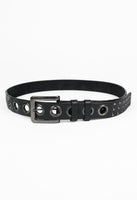 YOHJI YAMAMOTO Y'S STUDDED OVERSIZED EYELET BELT