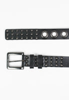 YOHJI YAMAMOTO Y'S STUDDED OVERSIZED EYELET BELT