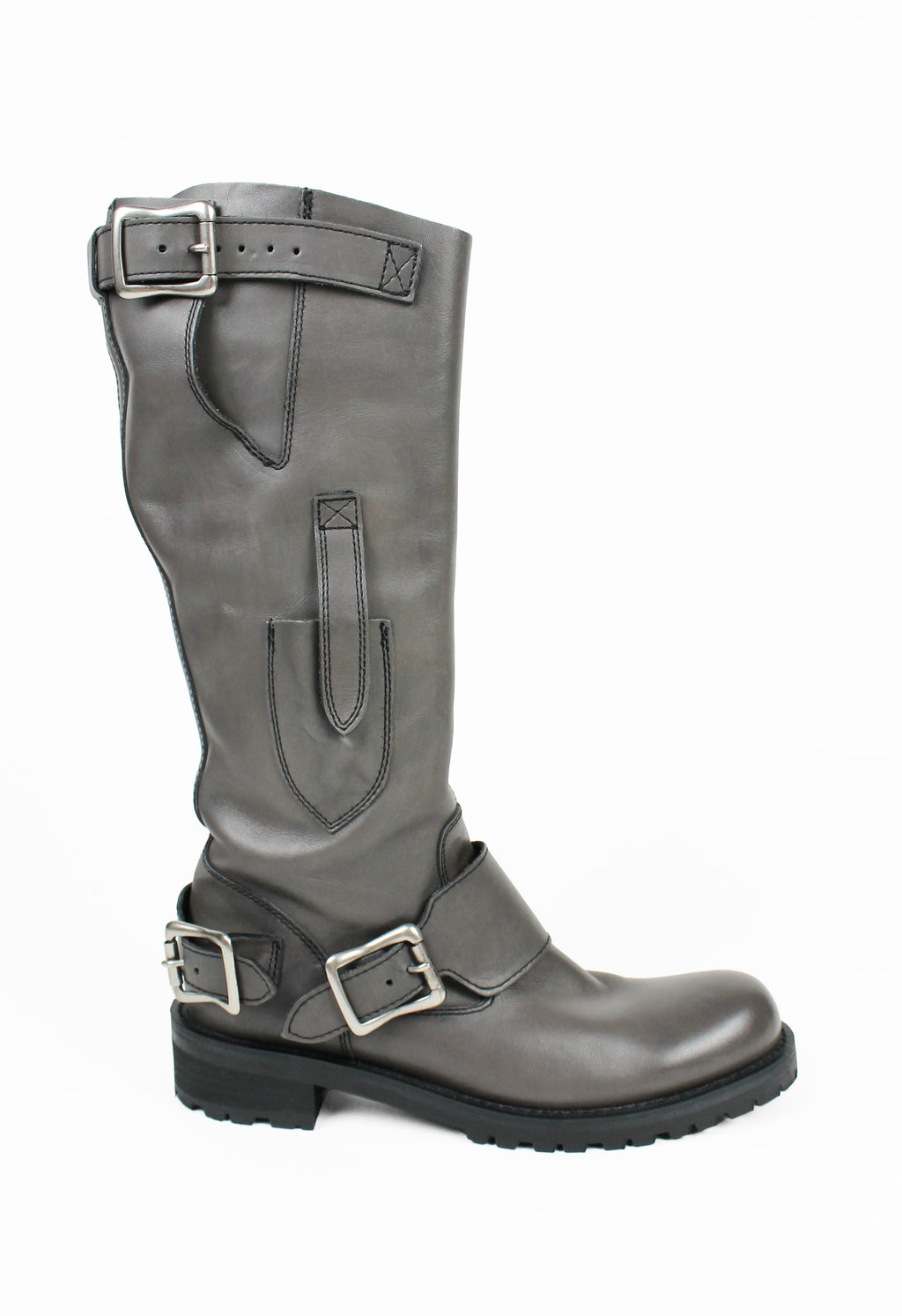 YOHJI YAMAMOTO Y'S TALL MULTI-BUCKLE BOOTS
