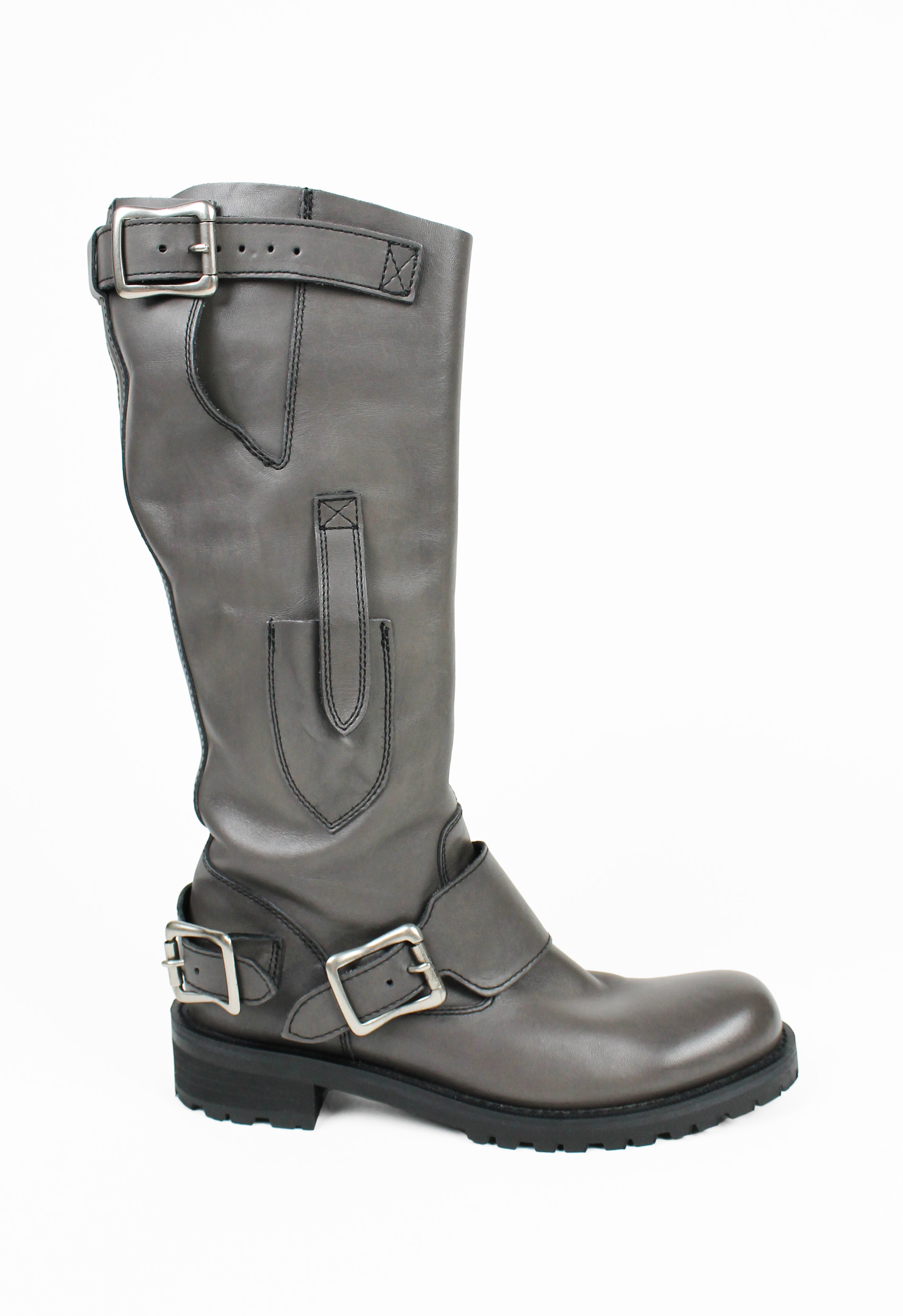 YOHJI YAMAMOTO Y'S TALL MULTI-BUCKLE BOOTS