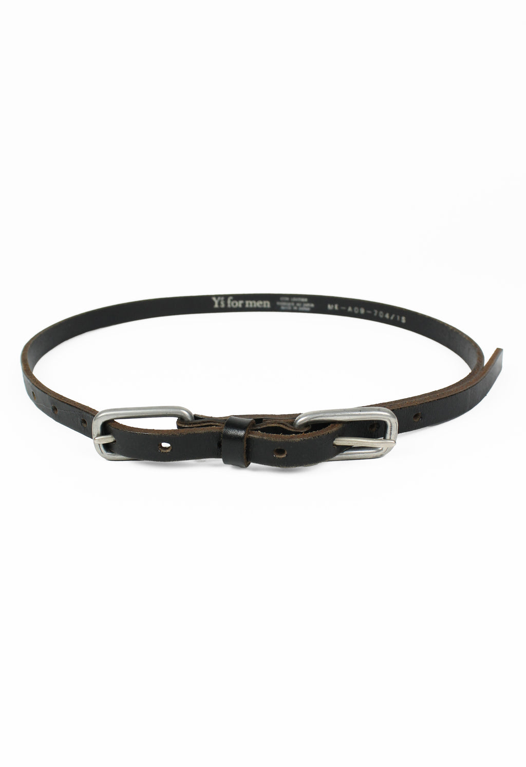 YOHJI YAMAMOTO Y'S DOUBLE BUCKLE BELT