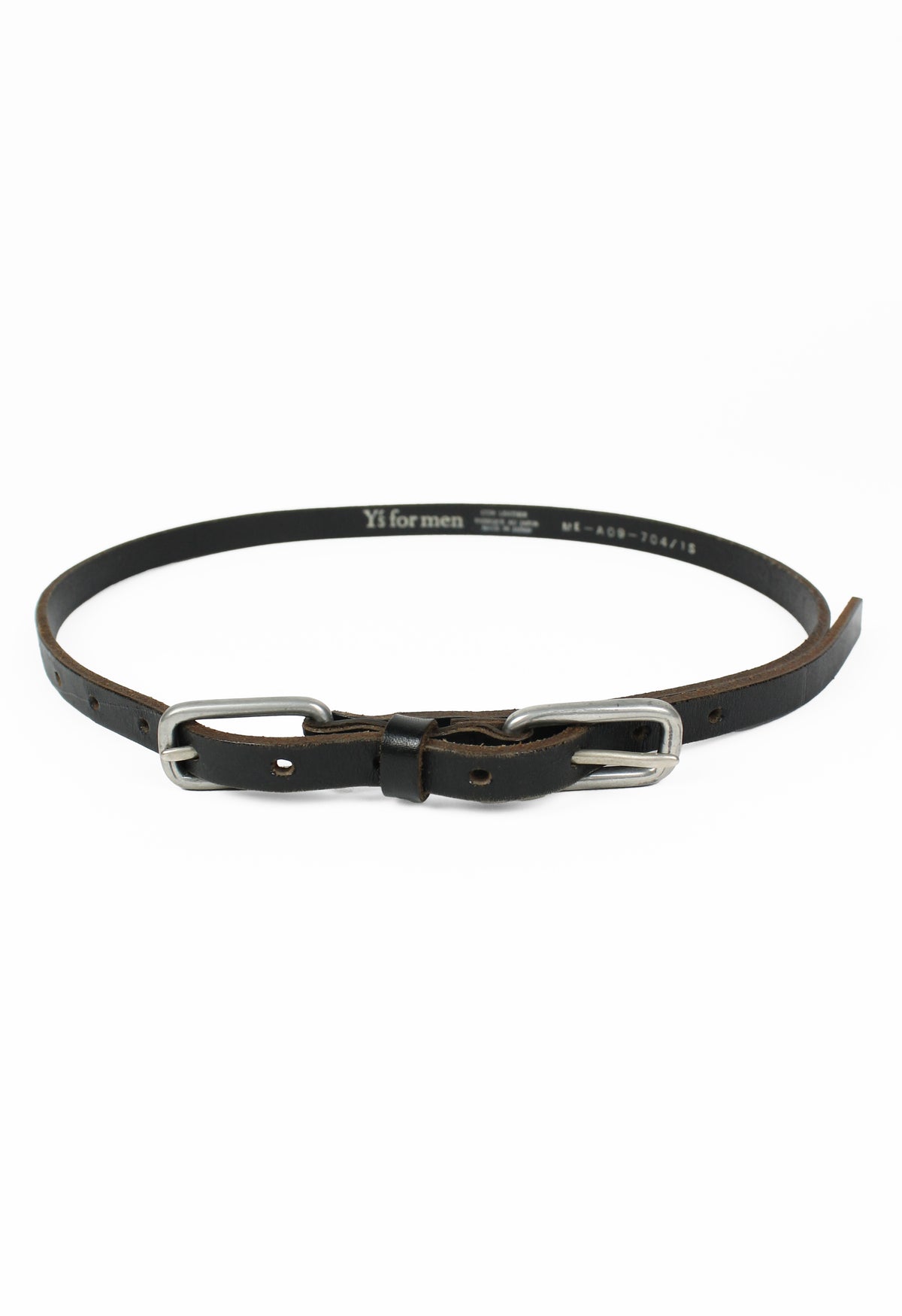 YOHJI YAMAMOTO Y'S DOUBLE BUCKLE BELT