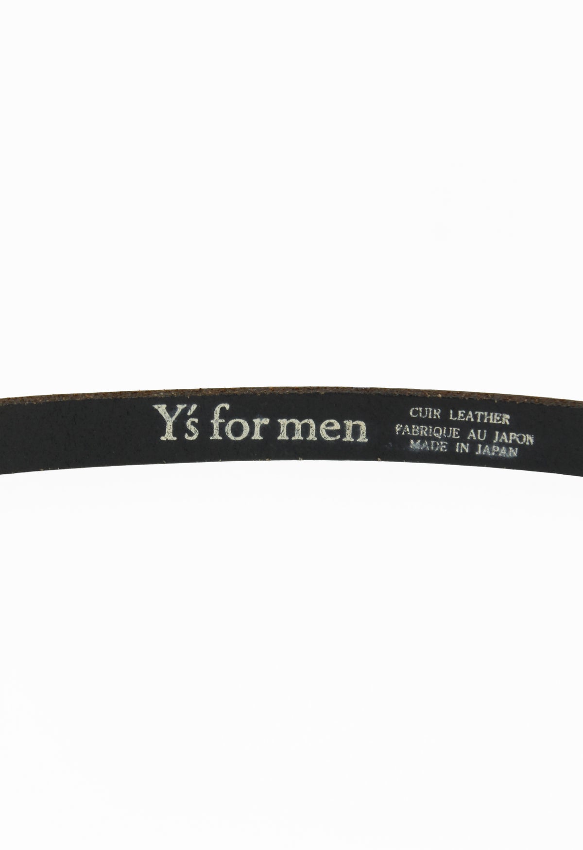 YOHJI YAMAMOTO Y'S DOUBLE BUCKLE BELT